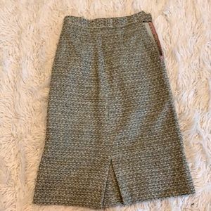 Madmen style! Authentic vintage autumn tweed skirt